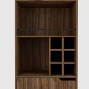 Aster High Bar Cabinet Mahogany - RST Brands