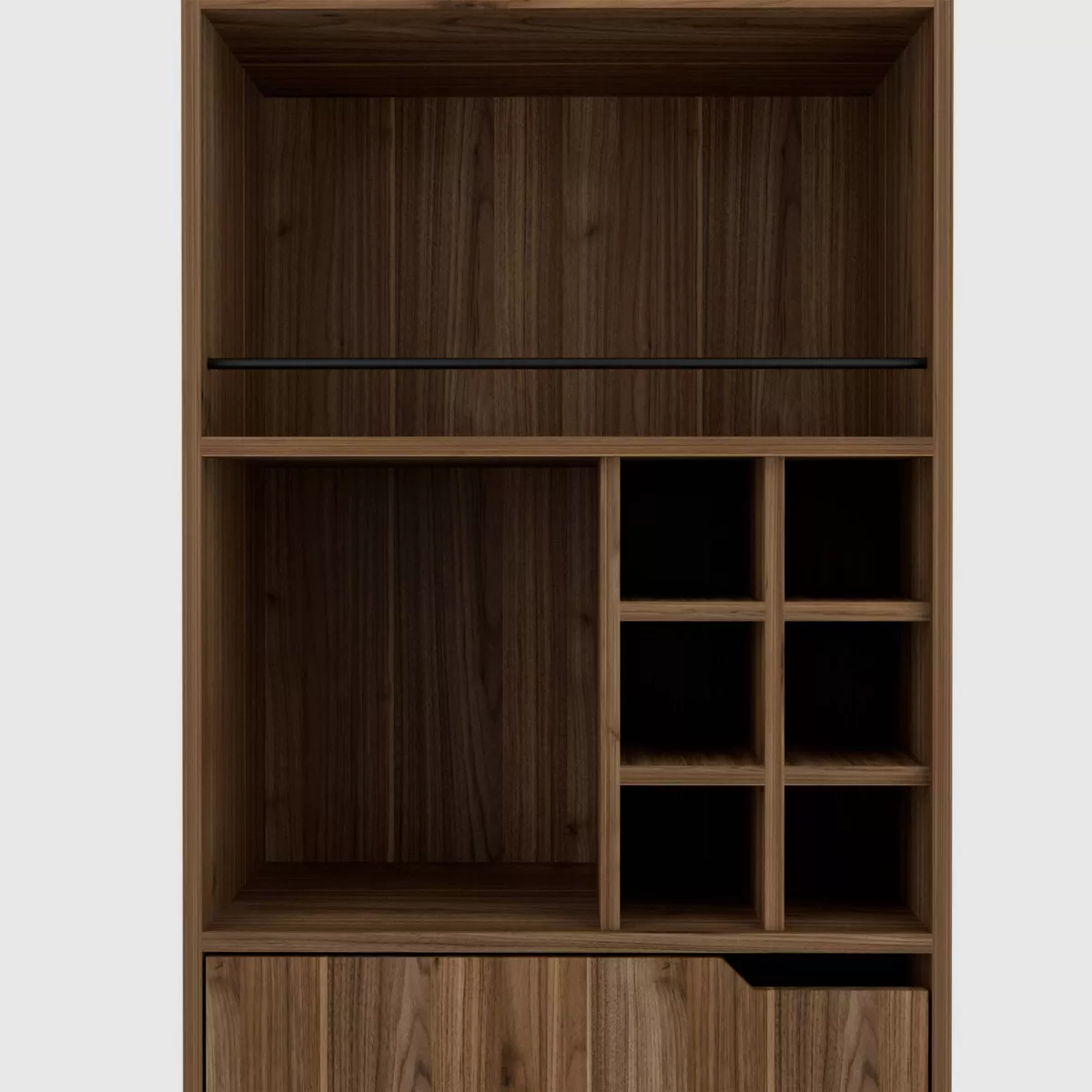 Aster High Bar Cabinet Mahogany - RST Brands