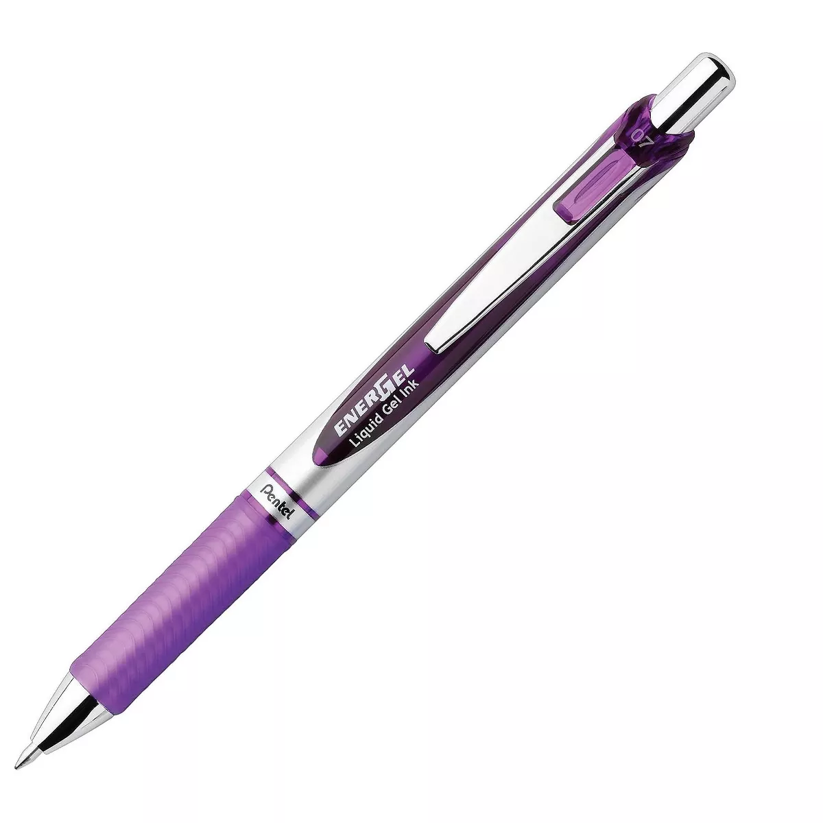 Pentel EnerGel RTX Retractable Gel Pens Medium Point Purple Ink 812202