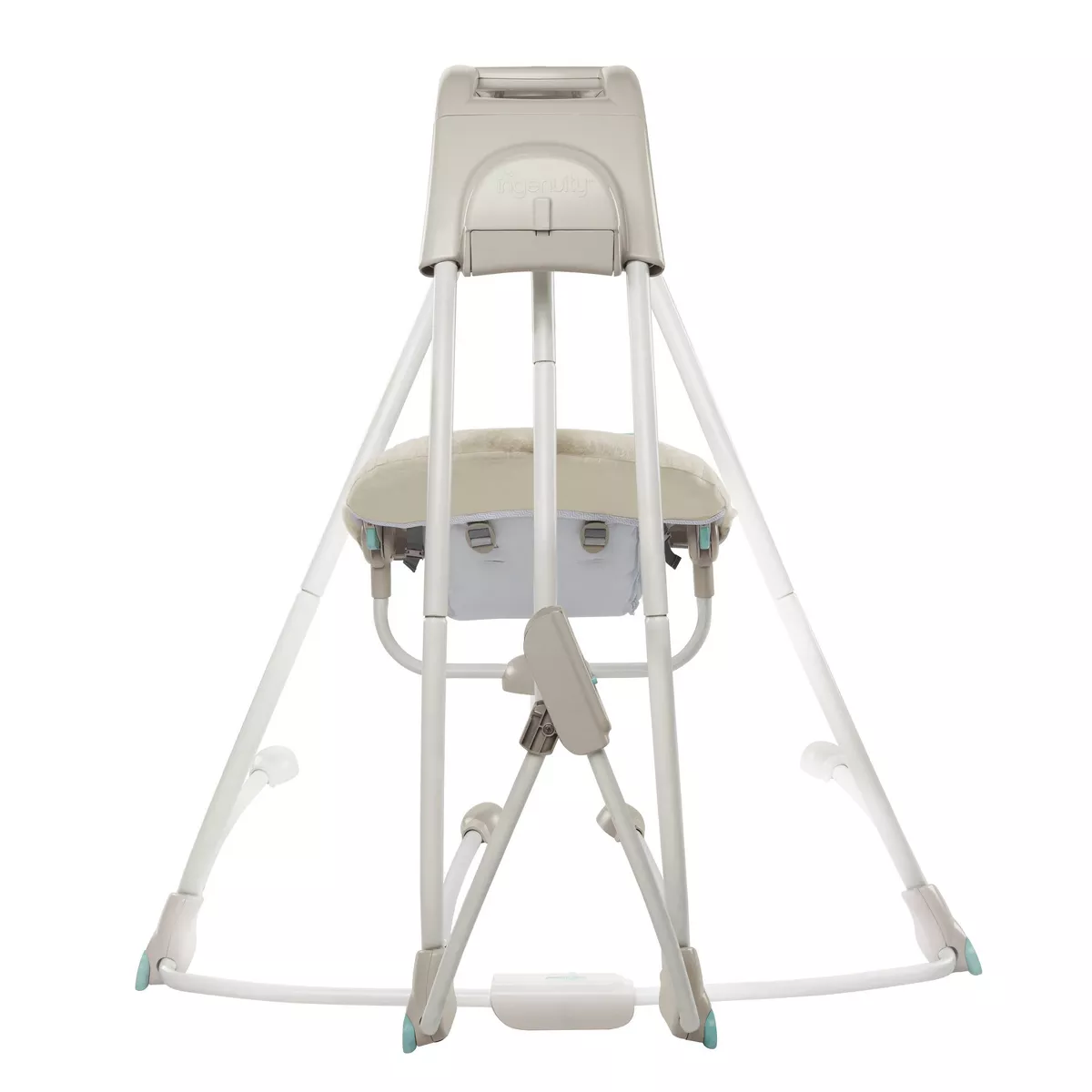 Ingenuity Inlighten Cradling Swing - Flora the Unicorn - Foldable Plug-in Swing