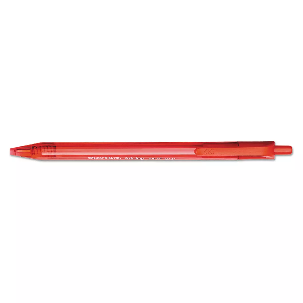 Paper Mate InkJoy 100 RT Retractable Ballpoint Pen 1mm Red Dozen 1951252