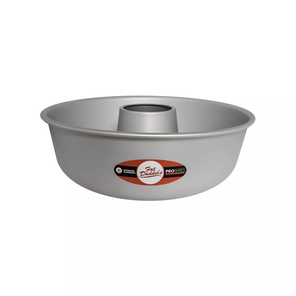 Fat Daddio's RMP-12 Anodized Aluminum Ring Mold Cake Baking Pan, 12 x 4 Inches