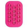 Tovolo Heart Swizzle Stick Ice-Highball Mold Fuchsia