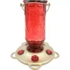 Droll Yankees More Birds Vintage Hummingbird Feeder - Red/Gold