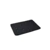 Holli Zollinger Palma Dark Bath Mat Black - Deny Designs