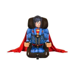 Kids Embrace DC Comics Superman Combination Harness Booster Car Seat with Cape