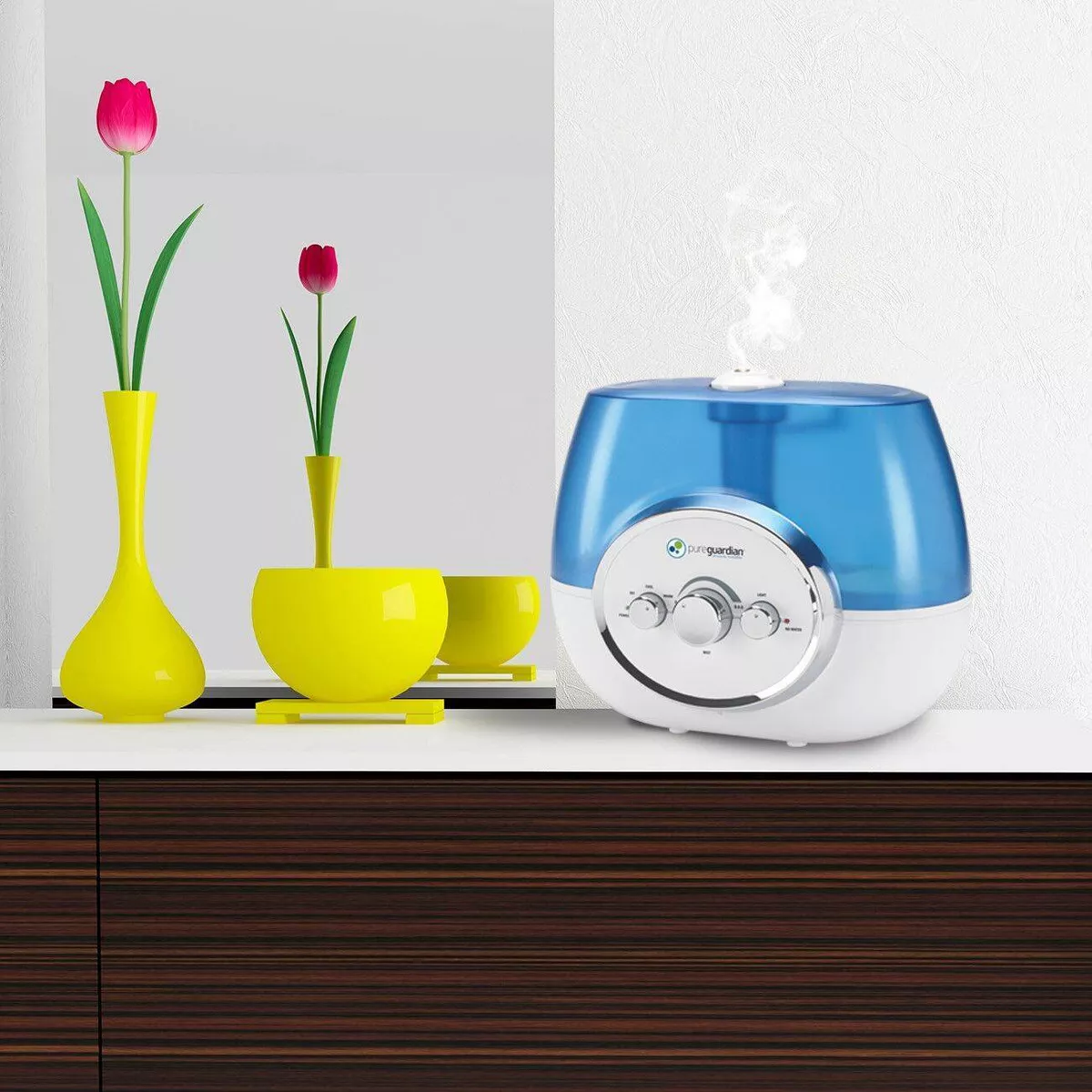 Pureguardian 100-Hour Ultrasonic Warm and Cool Mist Humidifier H1510