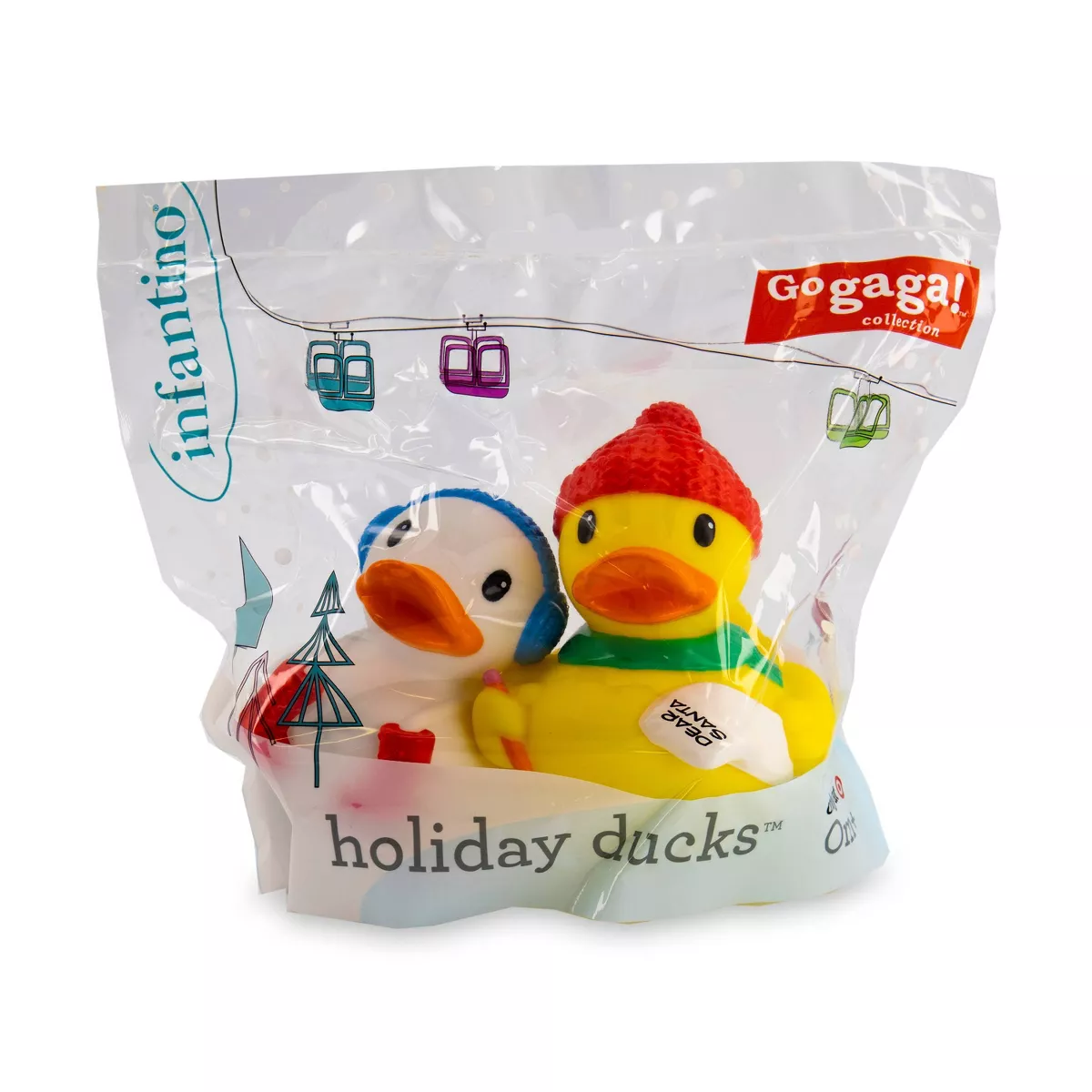 Infantino Go gaga! Holiday Ducks - 2pk