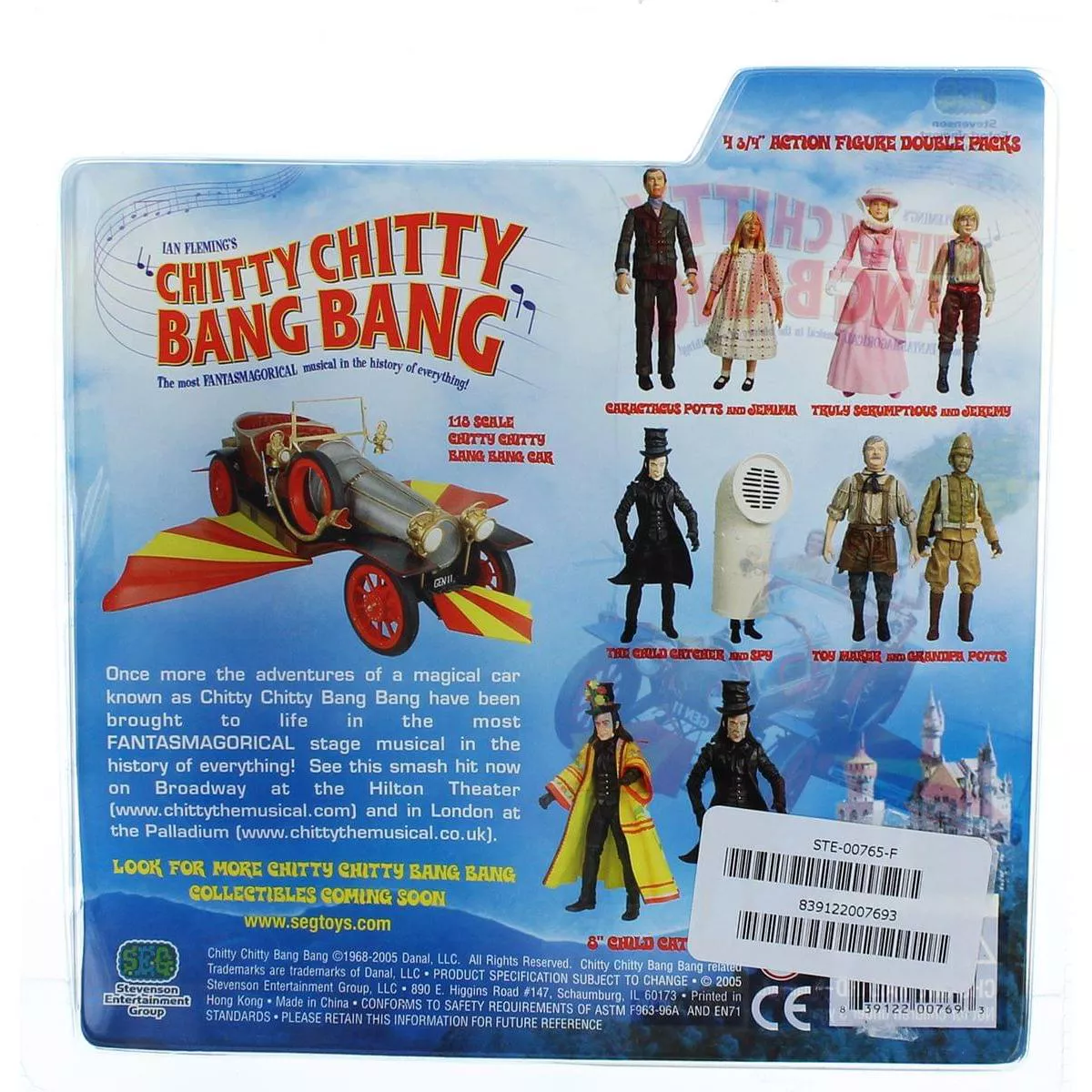 Stevenson Entertainment Chitty Chitty Bang Bang 2 Pack Figure Truly Scrumptious & Jeremy Potts