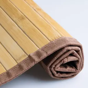 Rayon made from Bamboo Bath Mat Runner Tan - iDESIGN