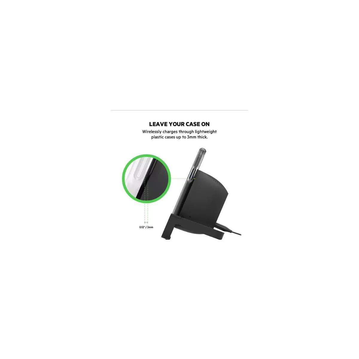 Belkin 10W Qi Wireless and Bluetooth Speaker Stand - Black
