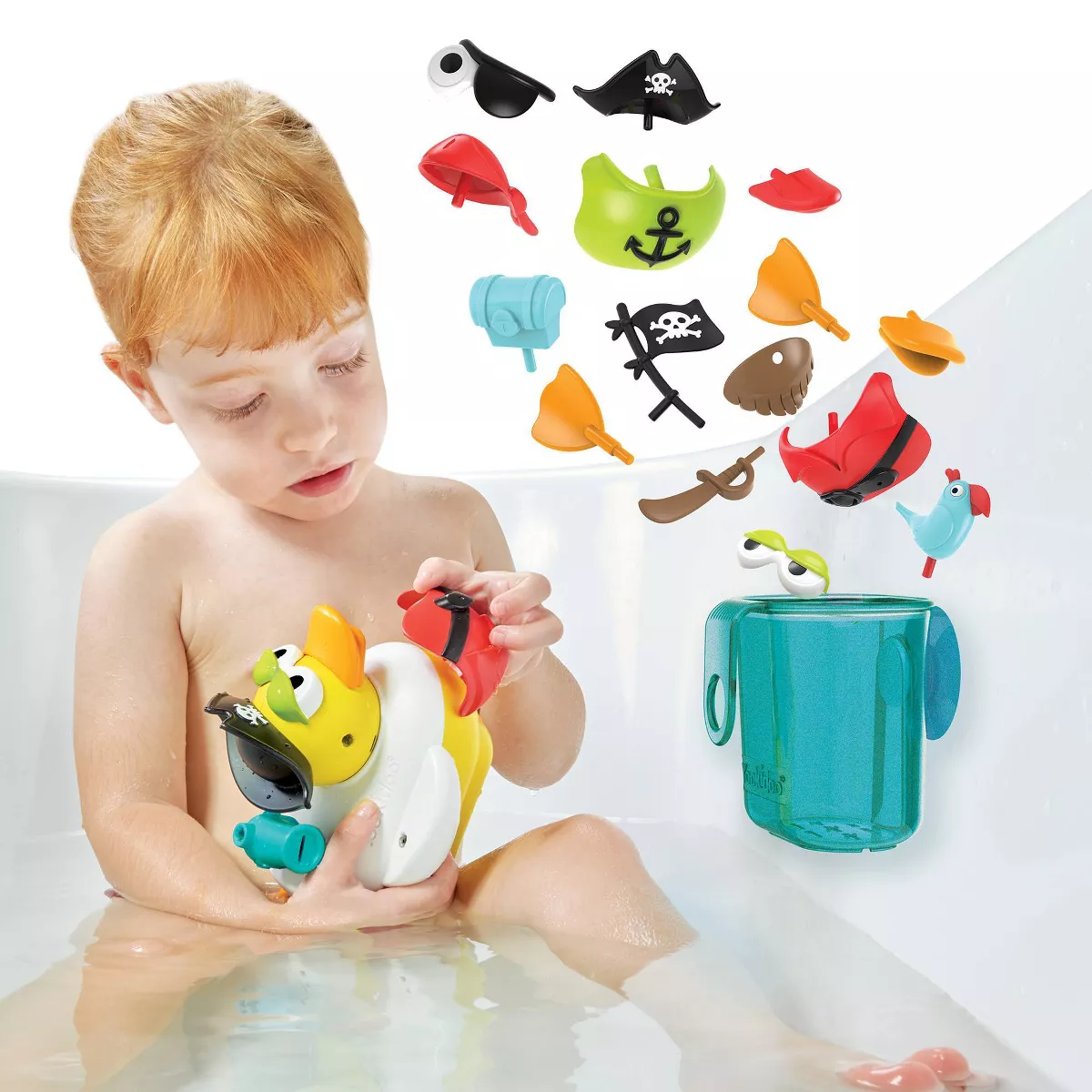 Yookidoo Jet Duck - Create a Pirate Bath Toy
