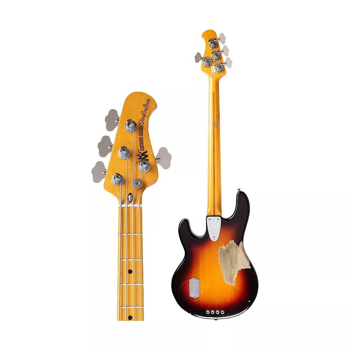 Ernie Ball Music Man Cliff Williams Electric Bass Guitar Sunburst