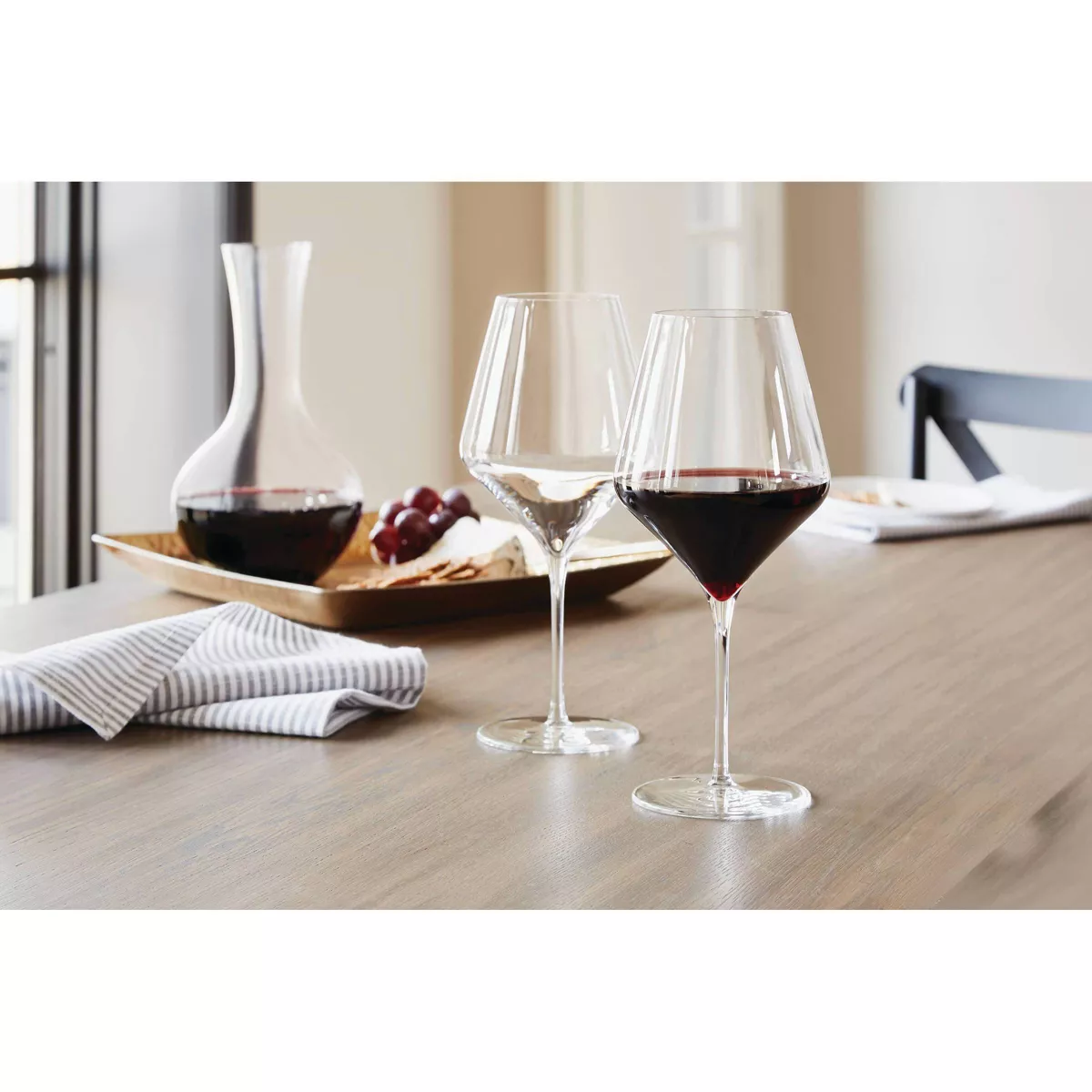 24oz 4pk Glass Traditional Red Wine Glasses - Threshold™