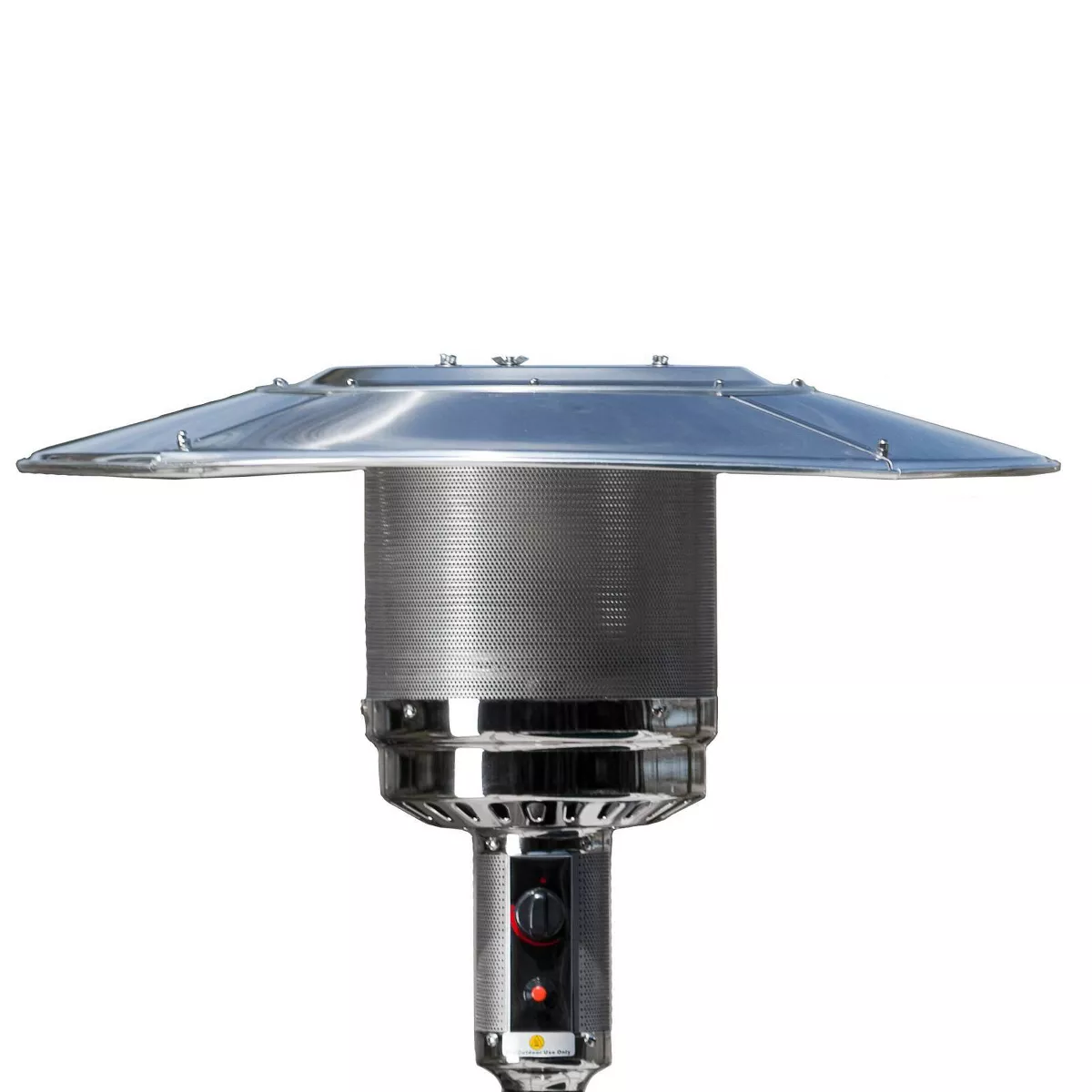 Commercial Patio Heater Hammered Platinum - Fire Sense