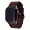 NFL Dallas Cowboys Apple Watch Compatible Leather Band 38/40mm - Brown