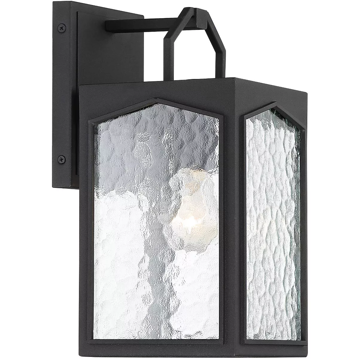 360 Lighting Outdoor Wall Light Fixture Black 12 1/2