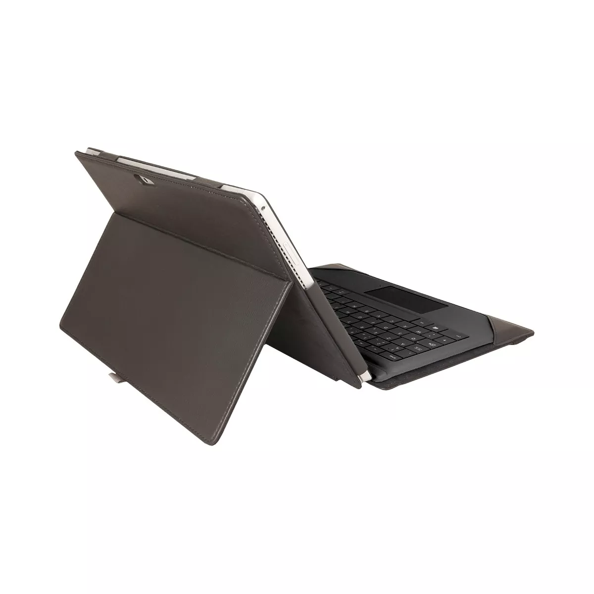 Urban Factory Elegant Folio Carrying Case (Folio) Tablet - Black - Simili Leather - 7.6