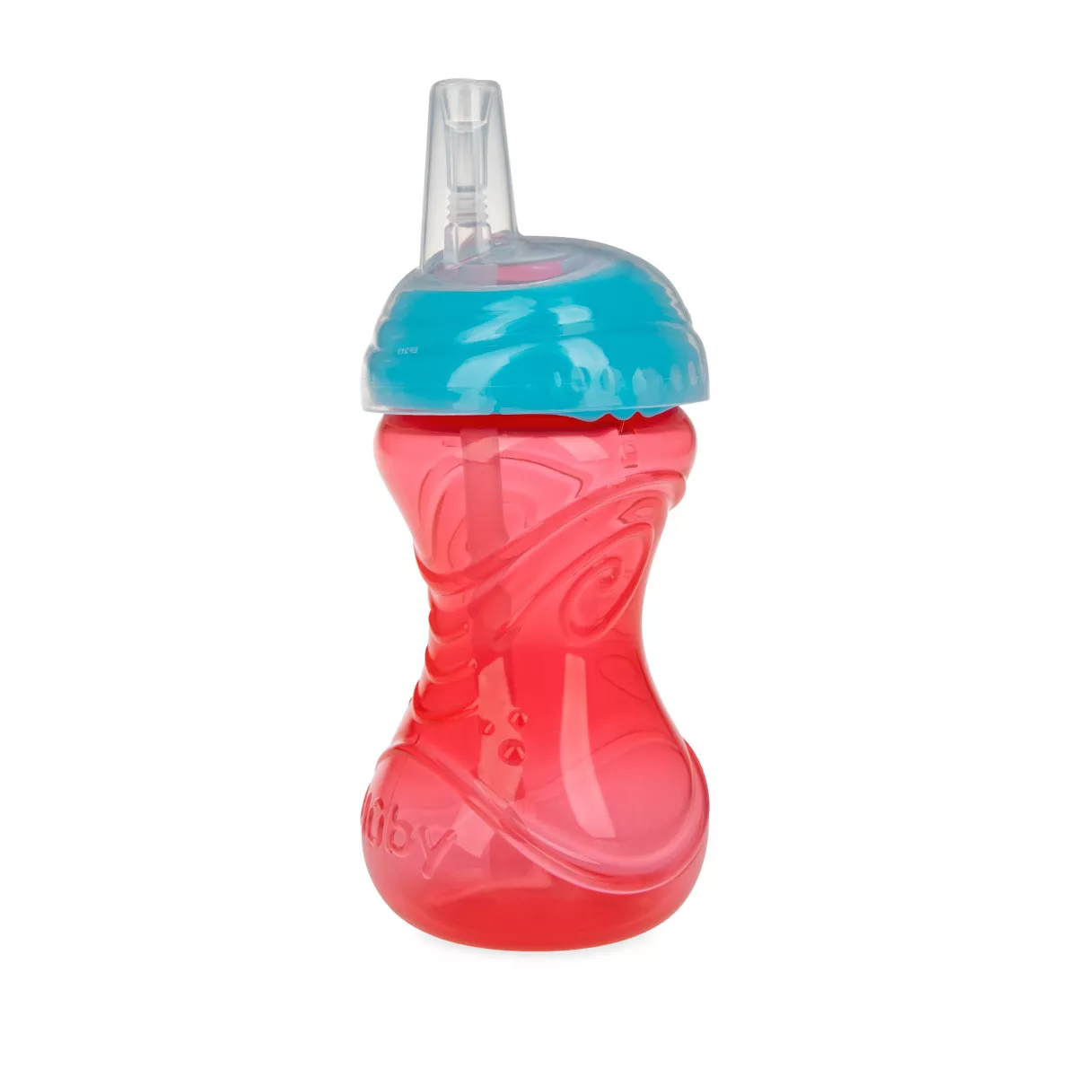 Nuby Cup 3pk Click-It Flexi Straw Cup - Aqua/Blue/Red - 10oz