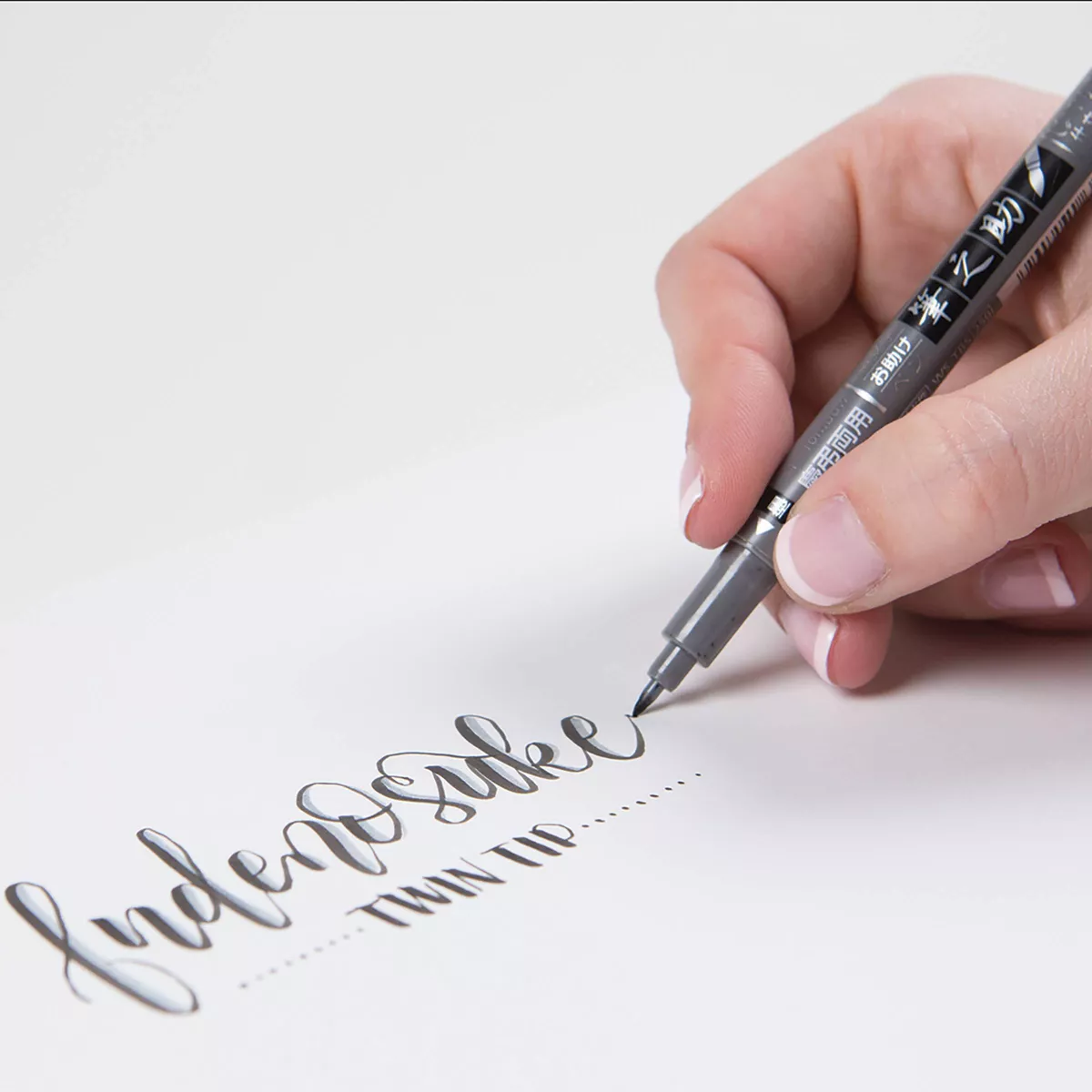 3ct Pen Set Fudenosuke - Tombow