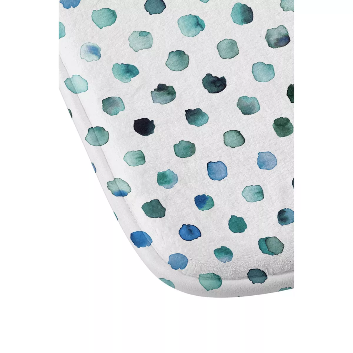 Ninola Design Color Palette Blue Memory Foam Bath Mat Blue - Deny Designs