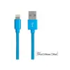 Monoprice Palette Series MFi Certified Lightning to USB Charge & Sync Cable, 3ft Blue