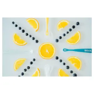 Beaba First Stage 4pk Silicone Spoon - Rain