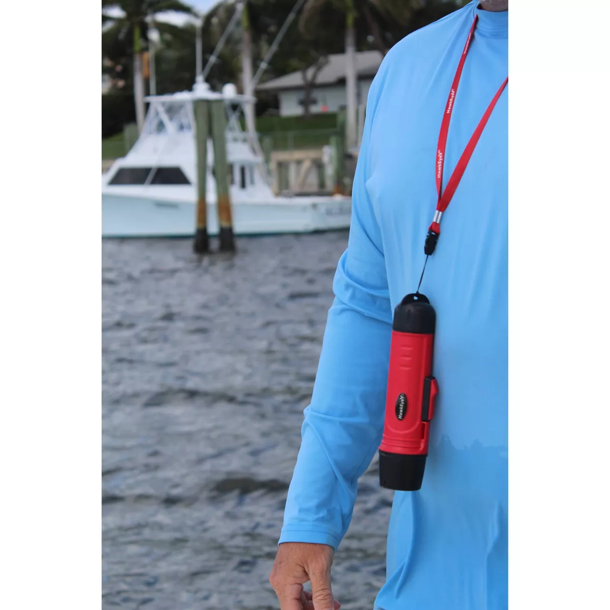 NorChill HawkEye Handheld Sonar - Red