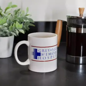 Surreal Entertainment Greys Anatomy Derek Coffee Mug | It's A Beautiful Day To Save Lives | 16 Ounces