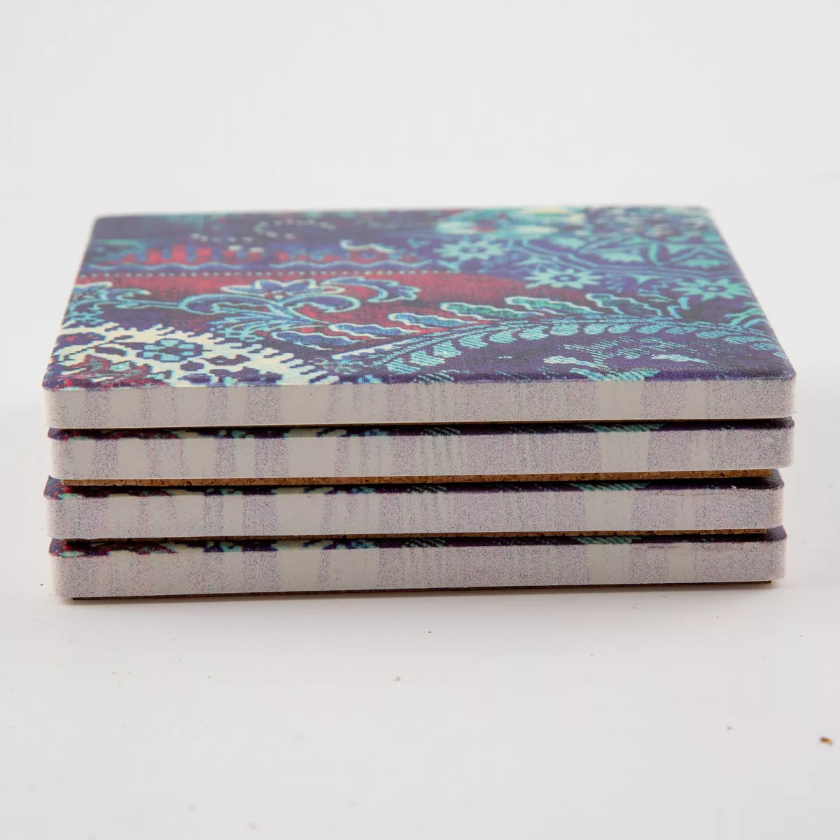 Thirstystone Floral Lake 4 Piece Occasions Coaster Set
