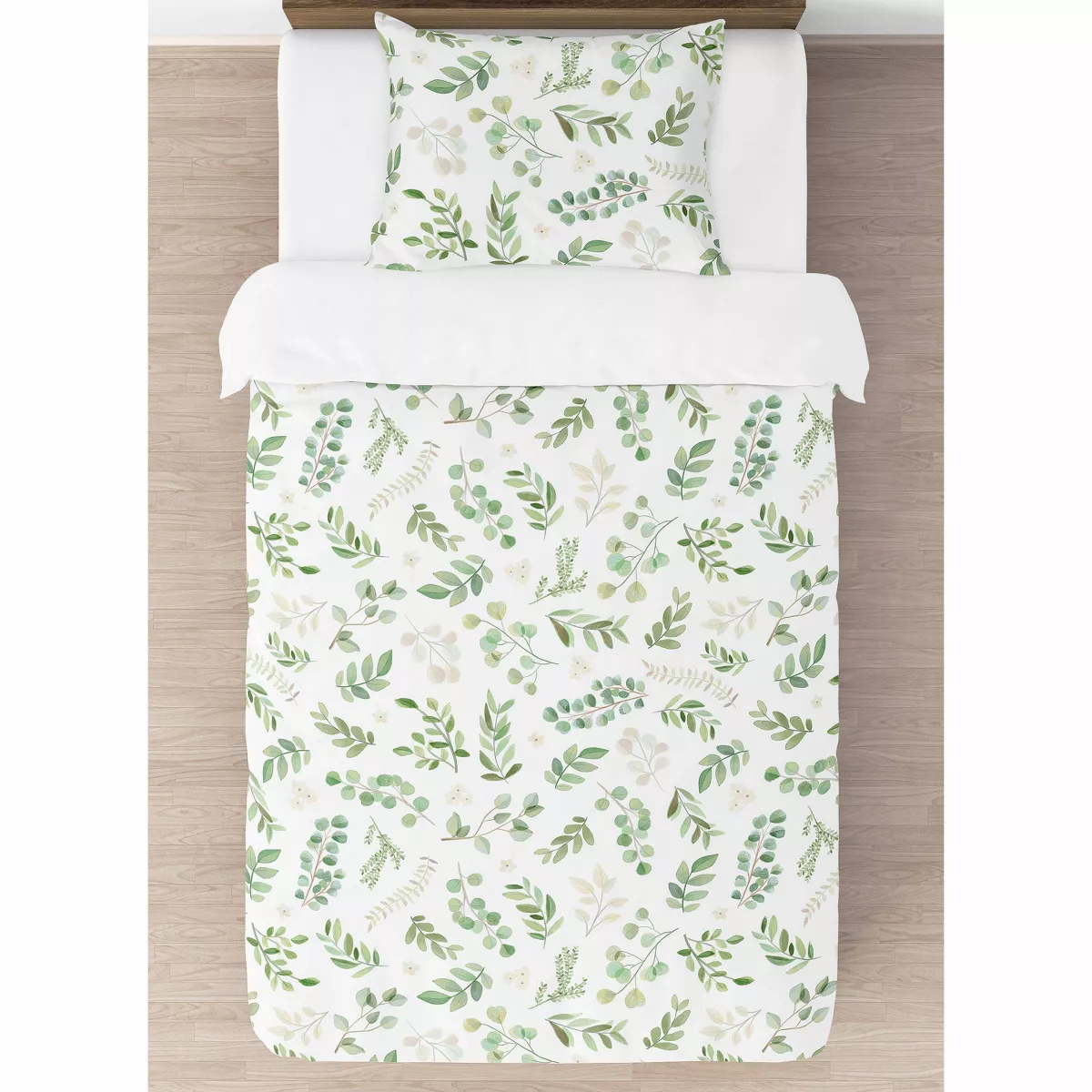 4pc Twin Botanical Leaf Bedding Set - Sweet Jojo Designs