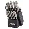 Farberware Edgekeeper 13 Piece Self Sharpening StainlessSteel Hollow Handle Knife Block Set