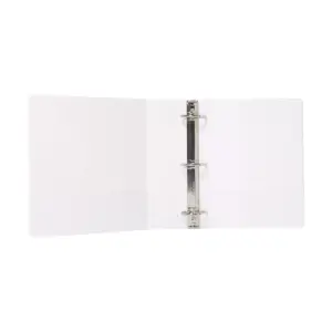 Staples Standard 2-Inch Round 3-Ring View Binder White (26341) 976176
