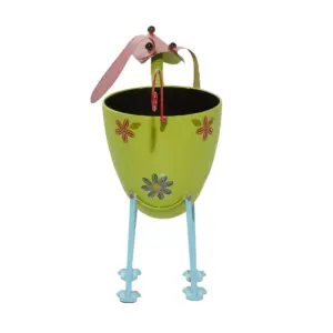 Metal Dog Planter - Olivia & May