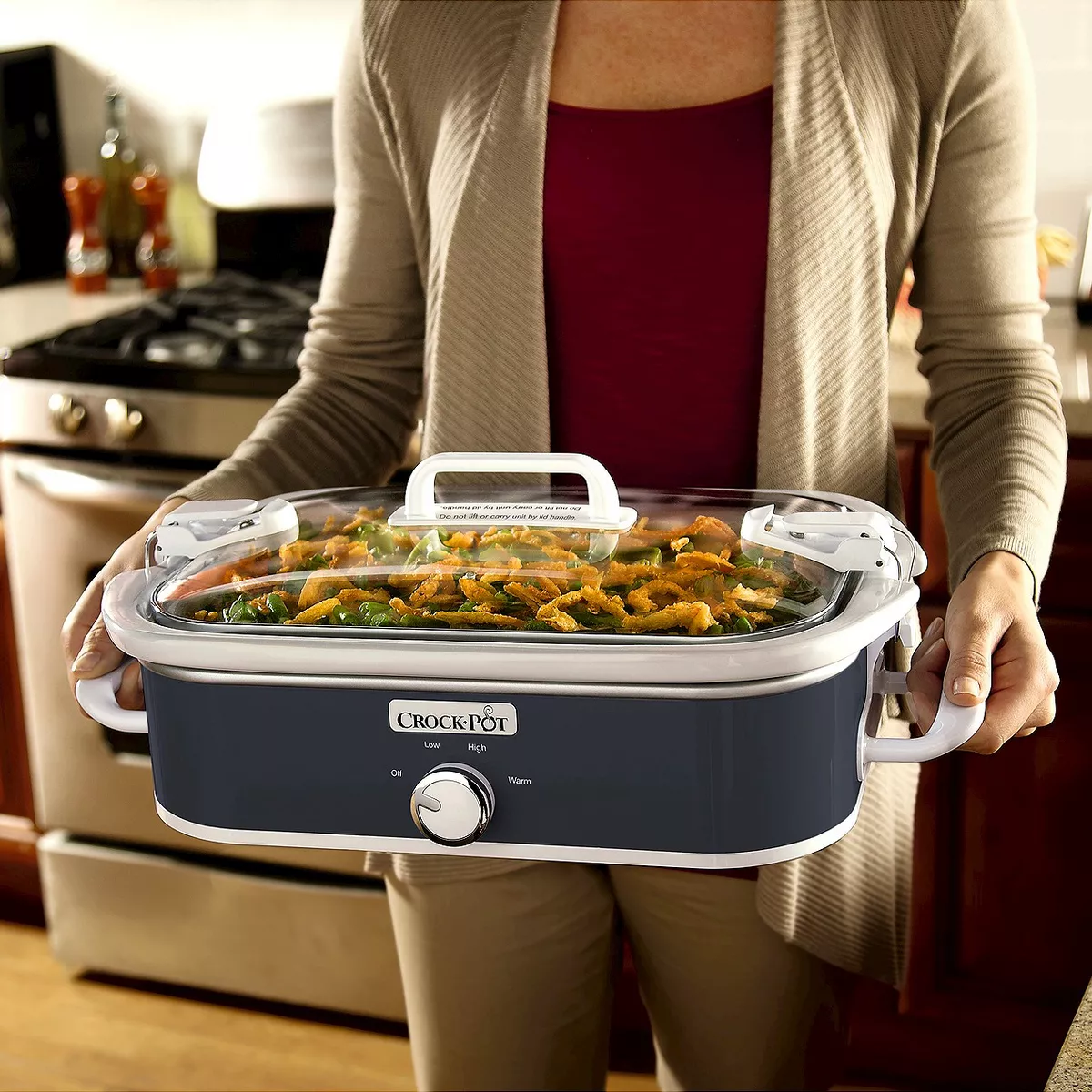 Crock-Pot 3.5 Qt. Casserole Crock Slow Cooker - Gray SCCPCCM650-CH