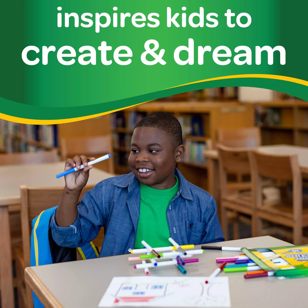 Crayola 100ct Super Tips Washable Markers