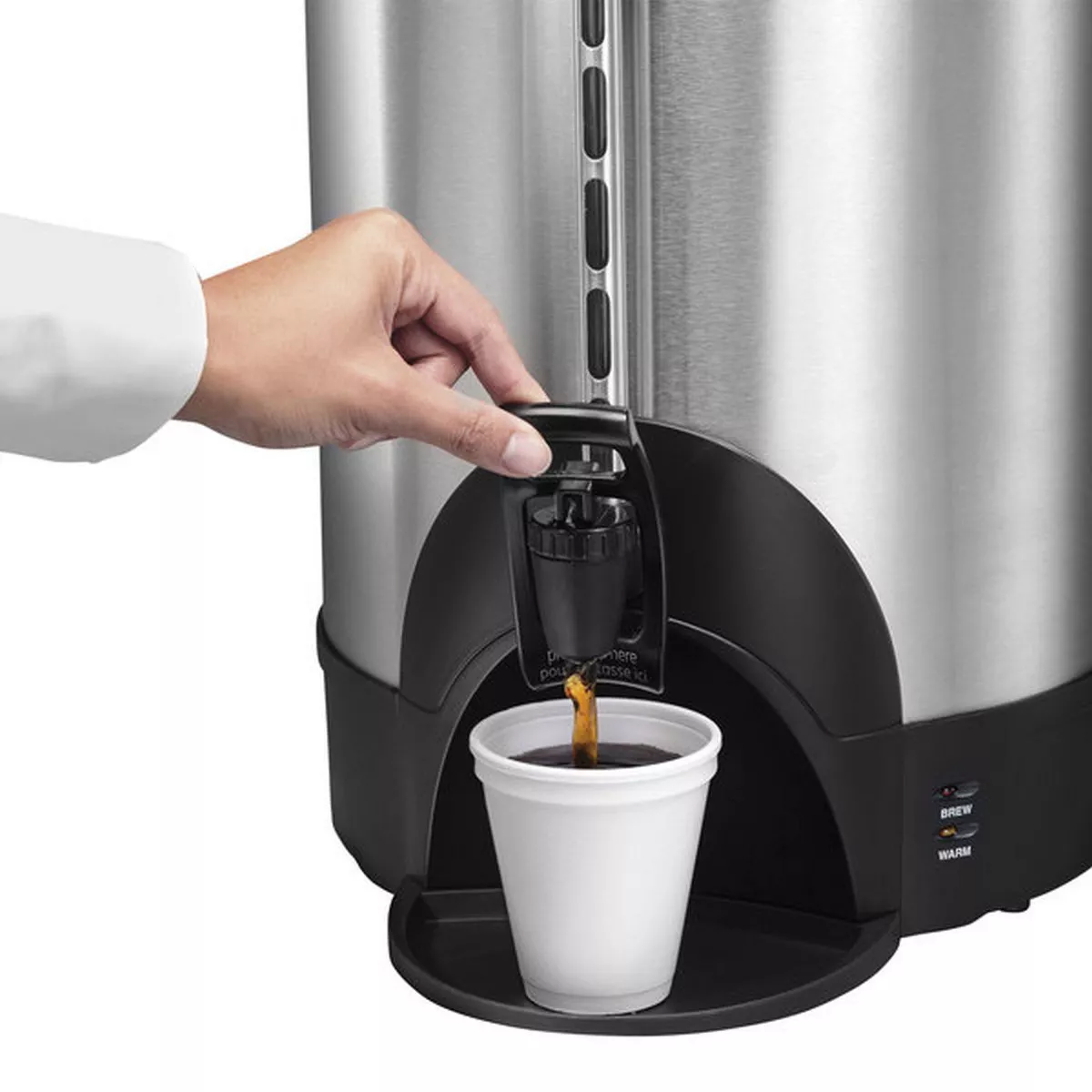 Professional Series 100-Cup Stainless Steel Coffee Urn
