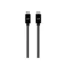 Monoprice Charge and Sync Type-C to Type-C Cable - 3 Feet - Black, USB 2.0, TPE Jacket, Fast Charging, Up to 3A/60W - Select Series