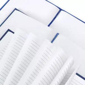 Arteza Premium Paper Note Journal Variety Pack, Blue, 96 Sheets Each - 3 Pack (ARTZ-4273)