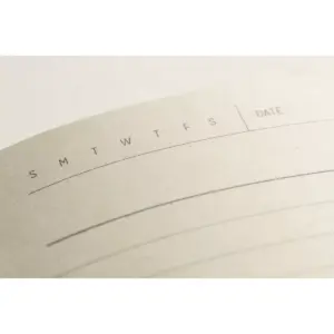 Denik Lined Journal Layflat with Ribbon Page Marker - Evelyn
