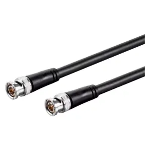 Monoprice HD-SDI RG6 BNC Cable - 10 Feet - Black | For Use In HD-Serial Digital Video Transfer, Mobile Apps, HDTV Upgrades, Broadband Facilities -