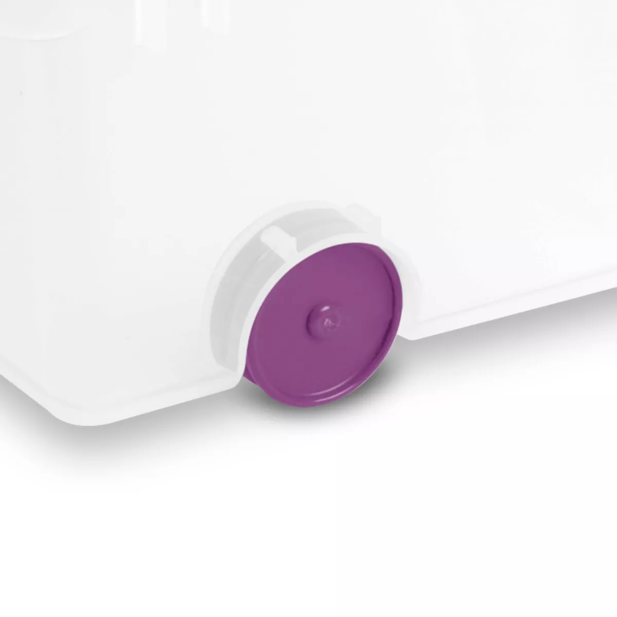 Sterilite 60qt Clear View Underbed Storage Bin with Latch Purple