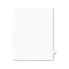 Avery-Style Legal Exhibit Side Tab Divider Title: 23 Letter White 25/Pack 01023