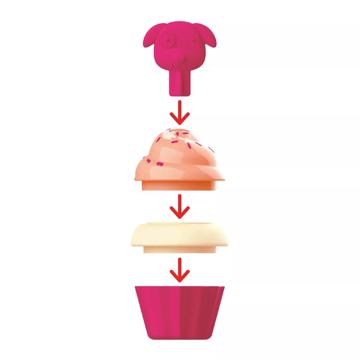 Skip Hop Zoo Toy Sort and Stack Cupcakes