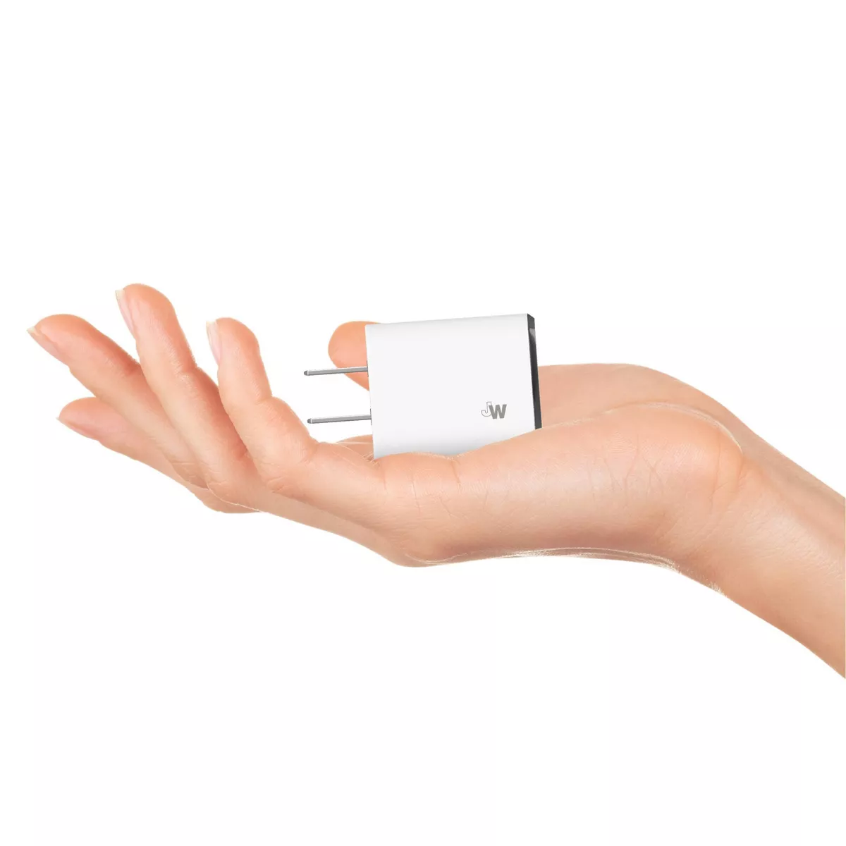 Just Wireless 2.4A/12W 1-Port USB-A Home Charger with 10ft TPU Lightning to USB-A Cable - White