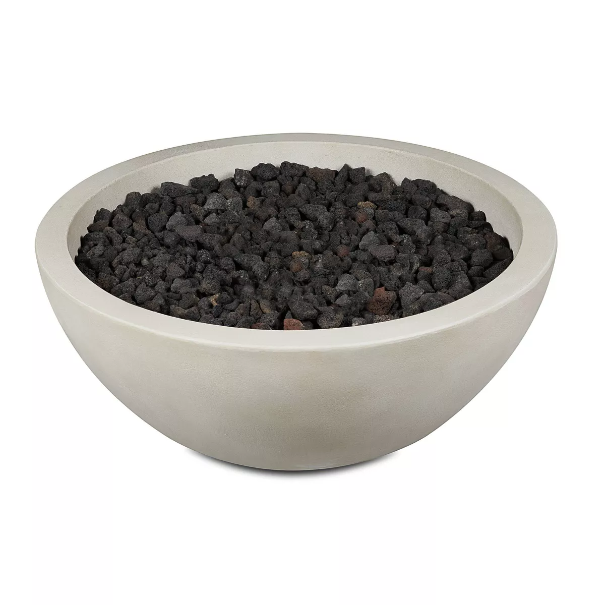 Caro Medium Natural Gas Fire Bowl Fog - Jensen Co.
