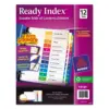 Avery Ready Index Customizable Table of Contents Multicolor Dividers 12-Tab Letter 11141