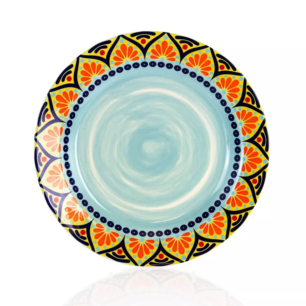 16pc Stoneware Kaleidoscope Dinnerware Set - Elama