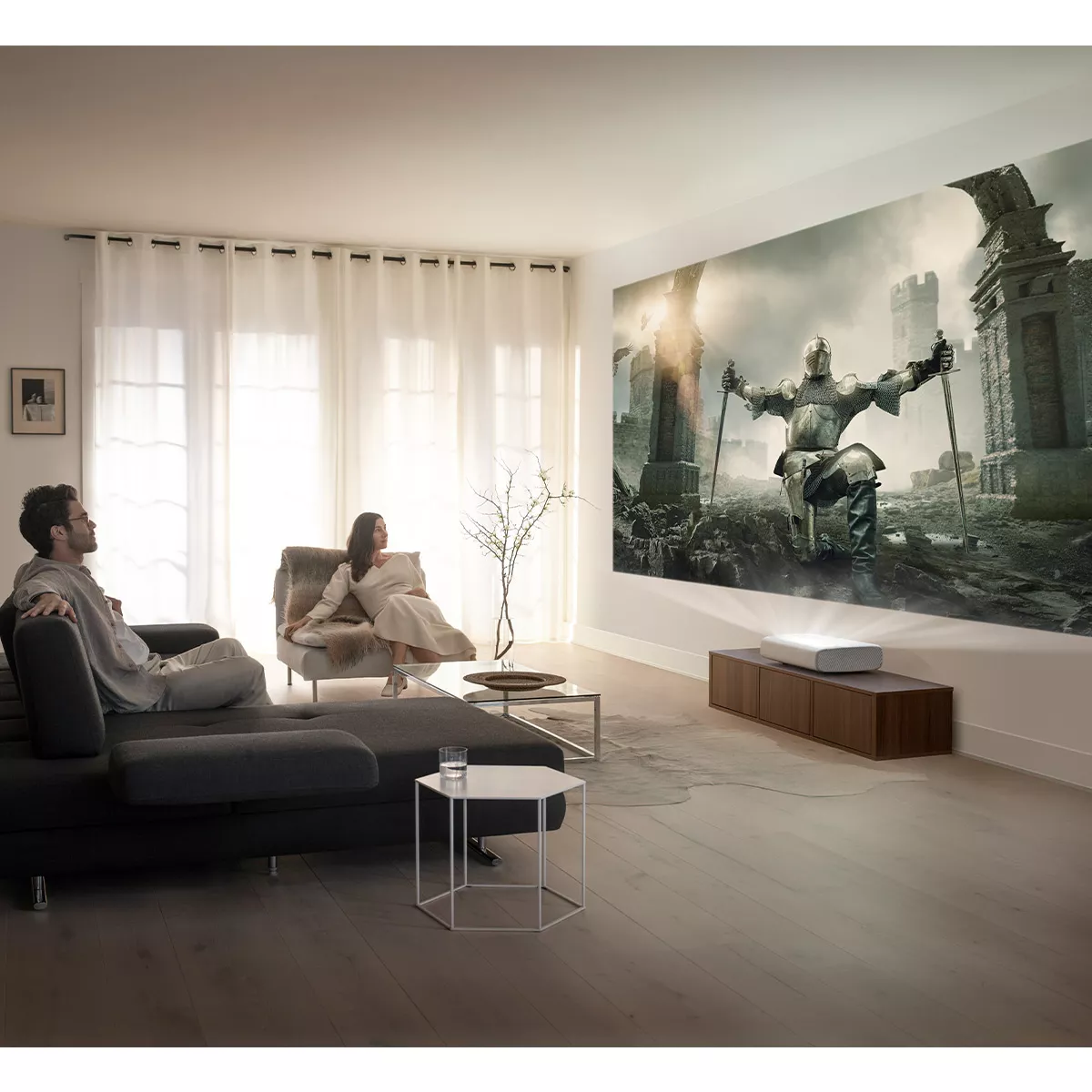 Samsung 120" The Premiere LSP7T 4K Smart Laser UHD Projector (White)