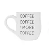Amici Home Coffee Lovers Coffee Mugs, 20oz, Assorted Set of 3